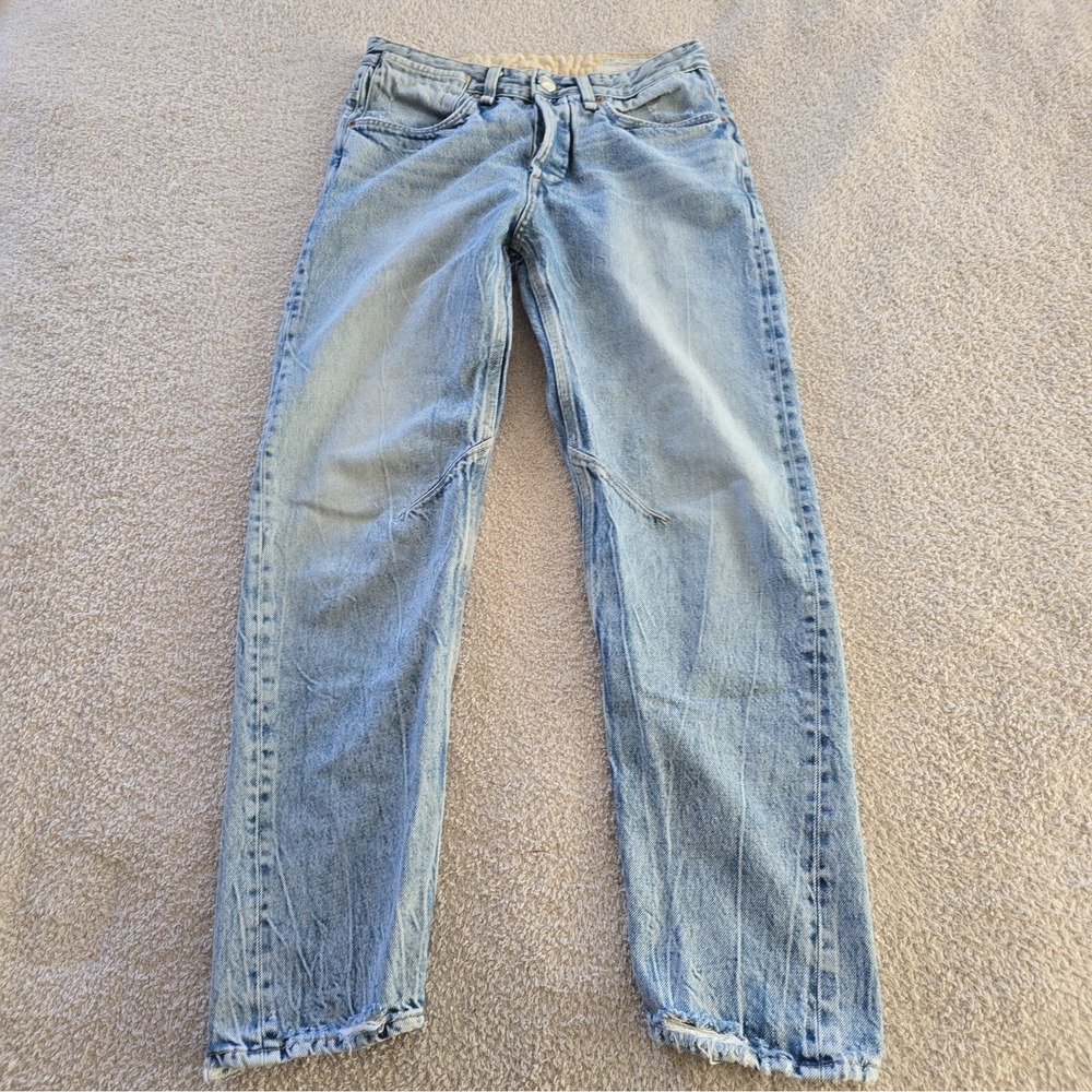 Rag & Bone Twisted Seam Relaxed Jeans Distressed Hem Sz 26 Style WDD20S2634B1FA
